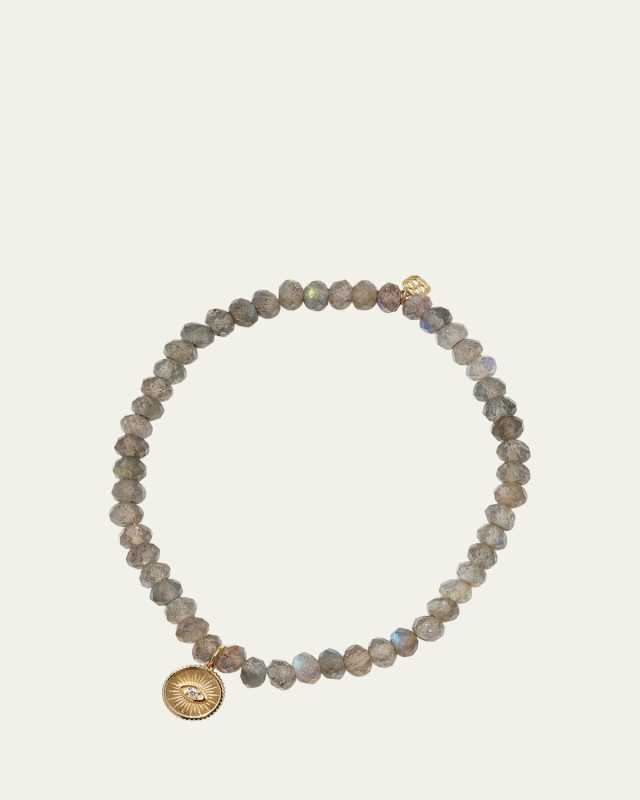 Sapphire & Turquoise Evil Eye Chain Bracelet